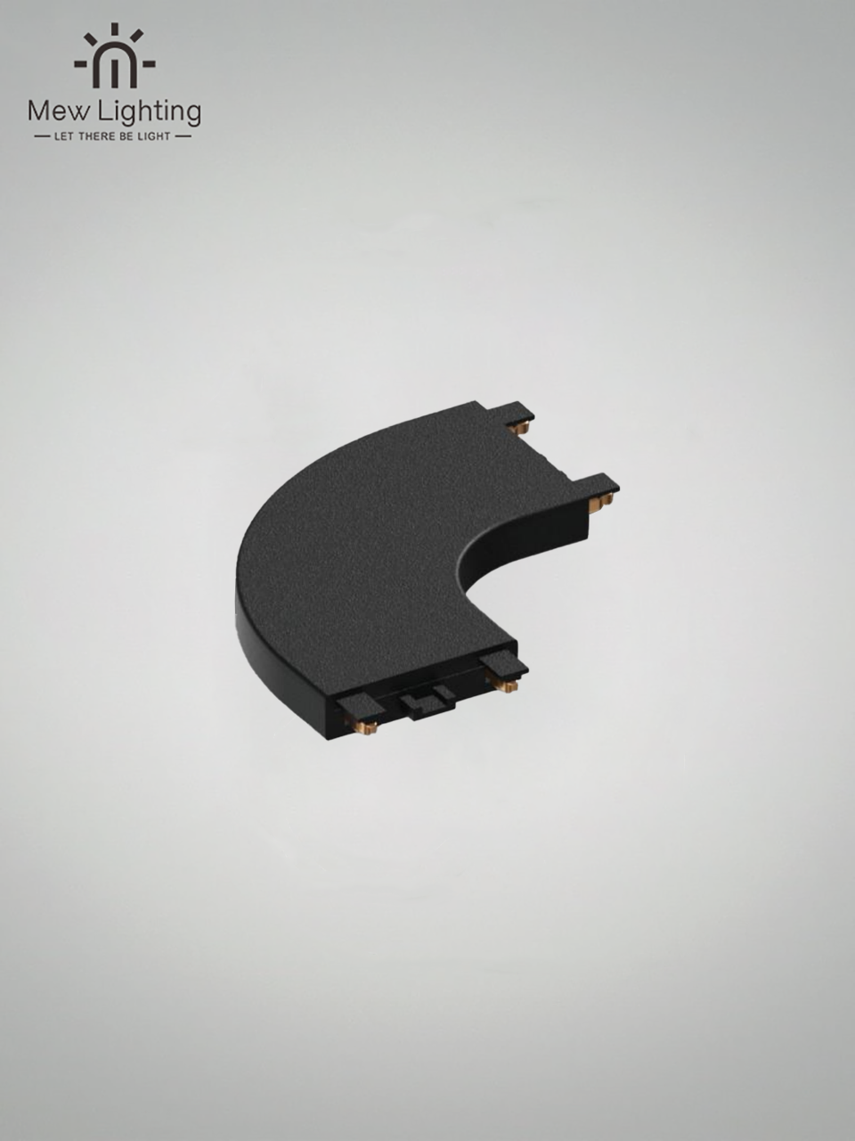 Surface Mounted Magnetic Track System Corner joint ML26-RoundCorner