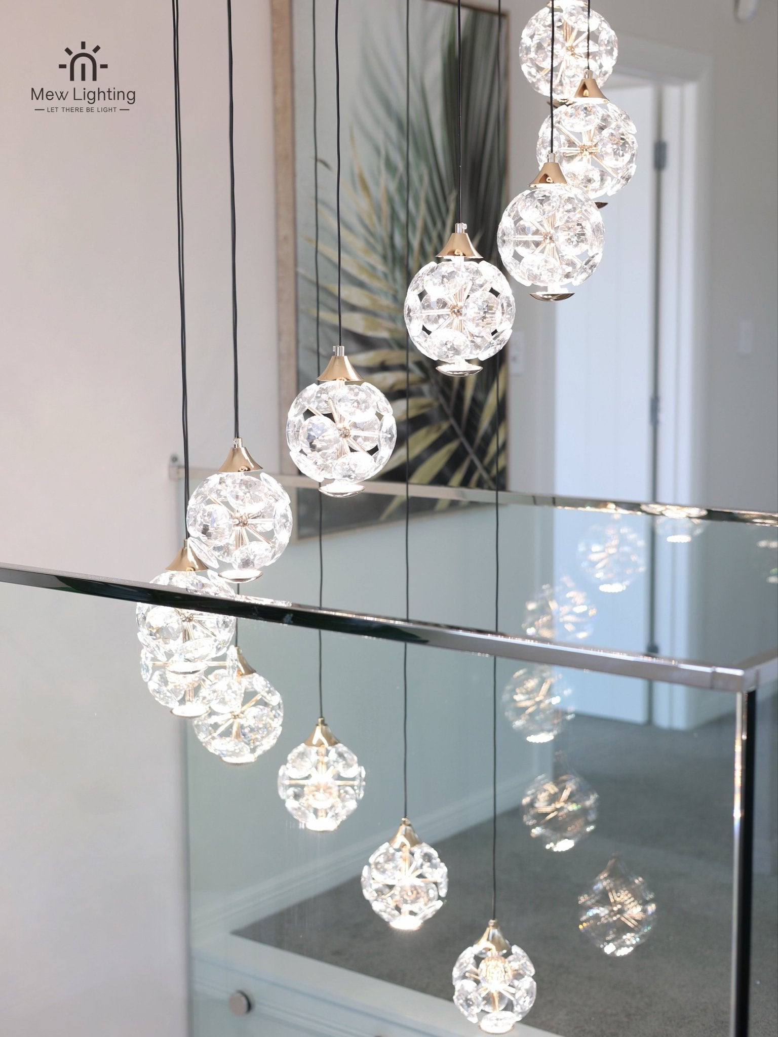 CL108 - 12 Crystal Chandelier - MEW Lighting
