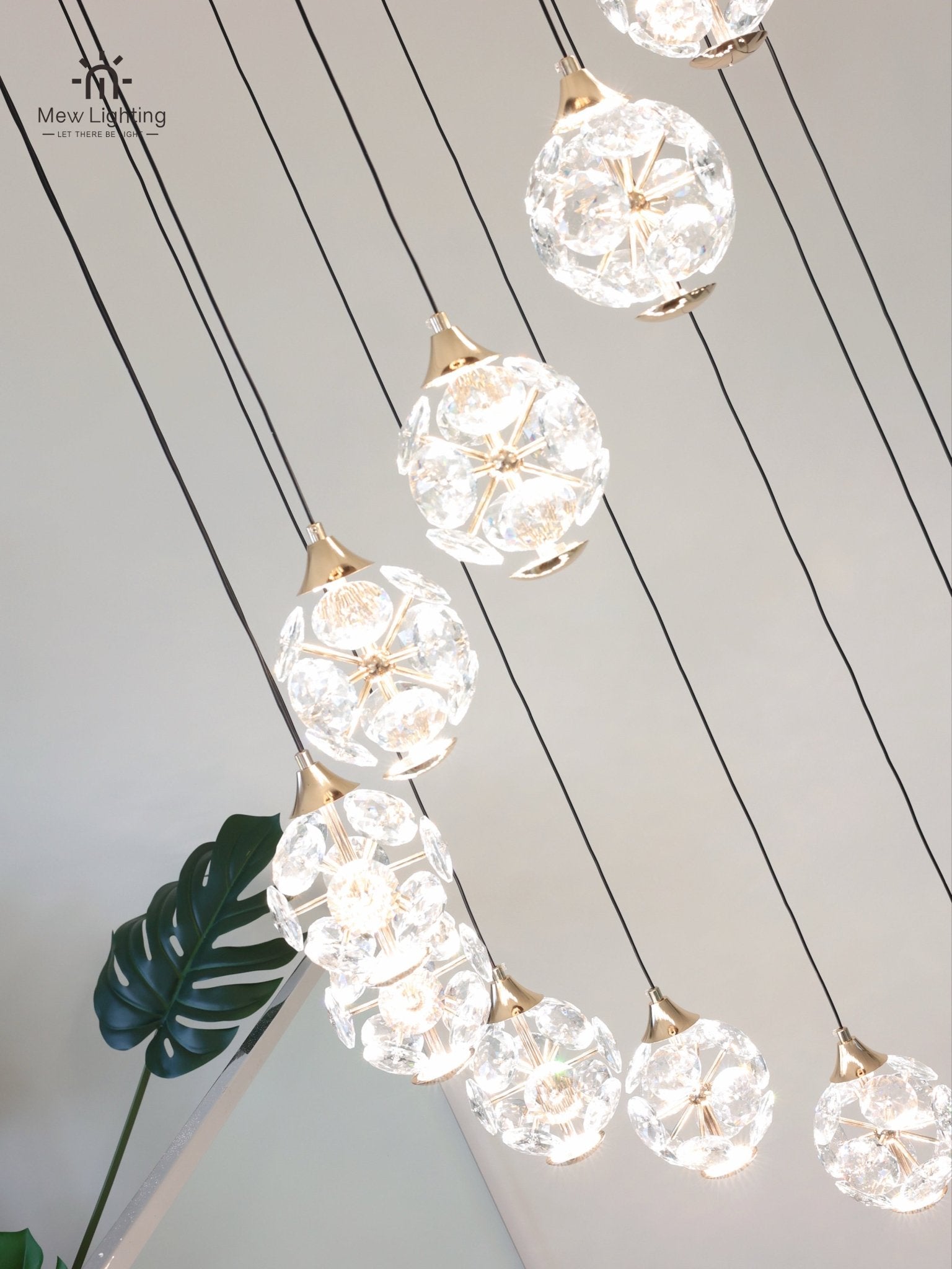 CL108 - 12 Crystal Chandelier - MEW Lighting