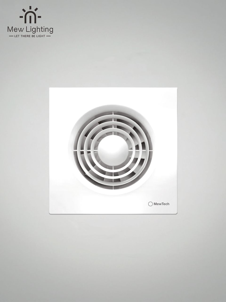 MewTech 100mm Wall Mounted Fan MFY100 - MEW Lighting