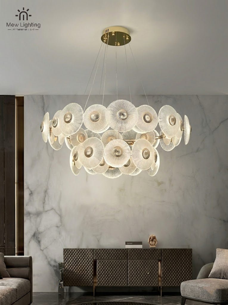 Modern Luxury Petal Shape Chandelier CL130 - MEW Lighting