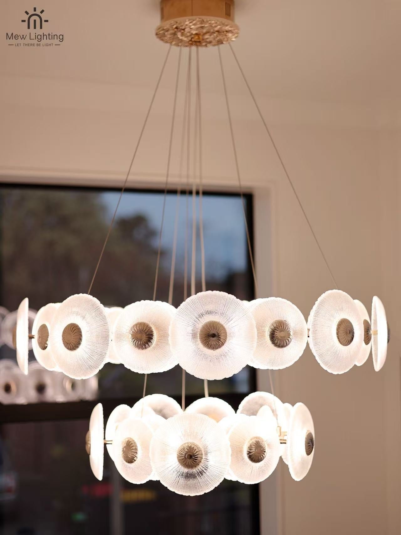 Modern Luxury Petal Shape Chandelier CL130 - MEW Lighting
