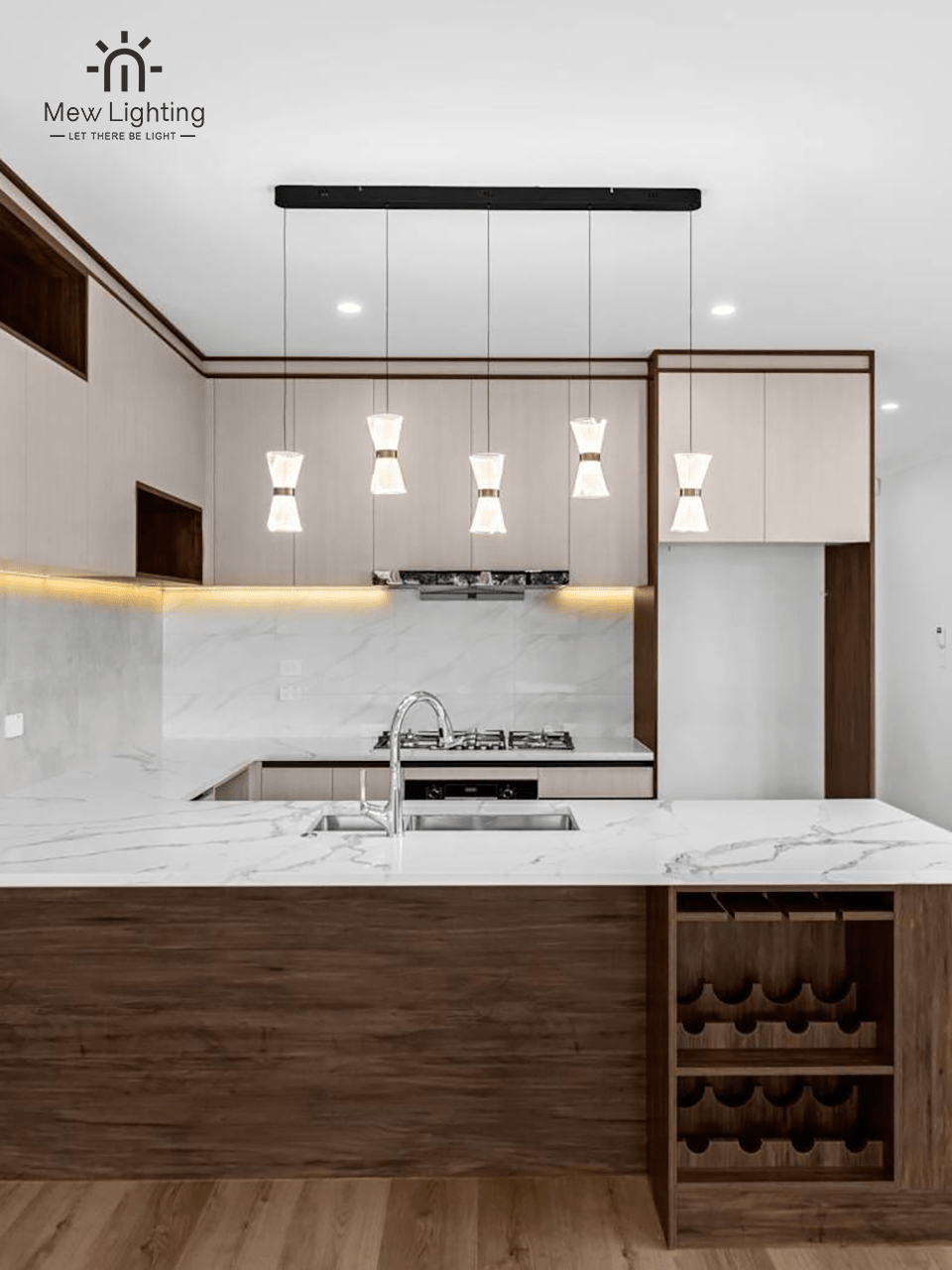 PD106 - 5 Morden Pendant Light - MEW Lighting