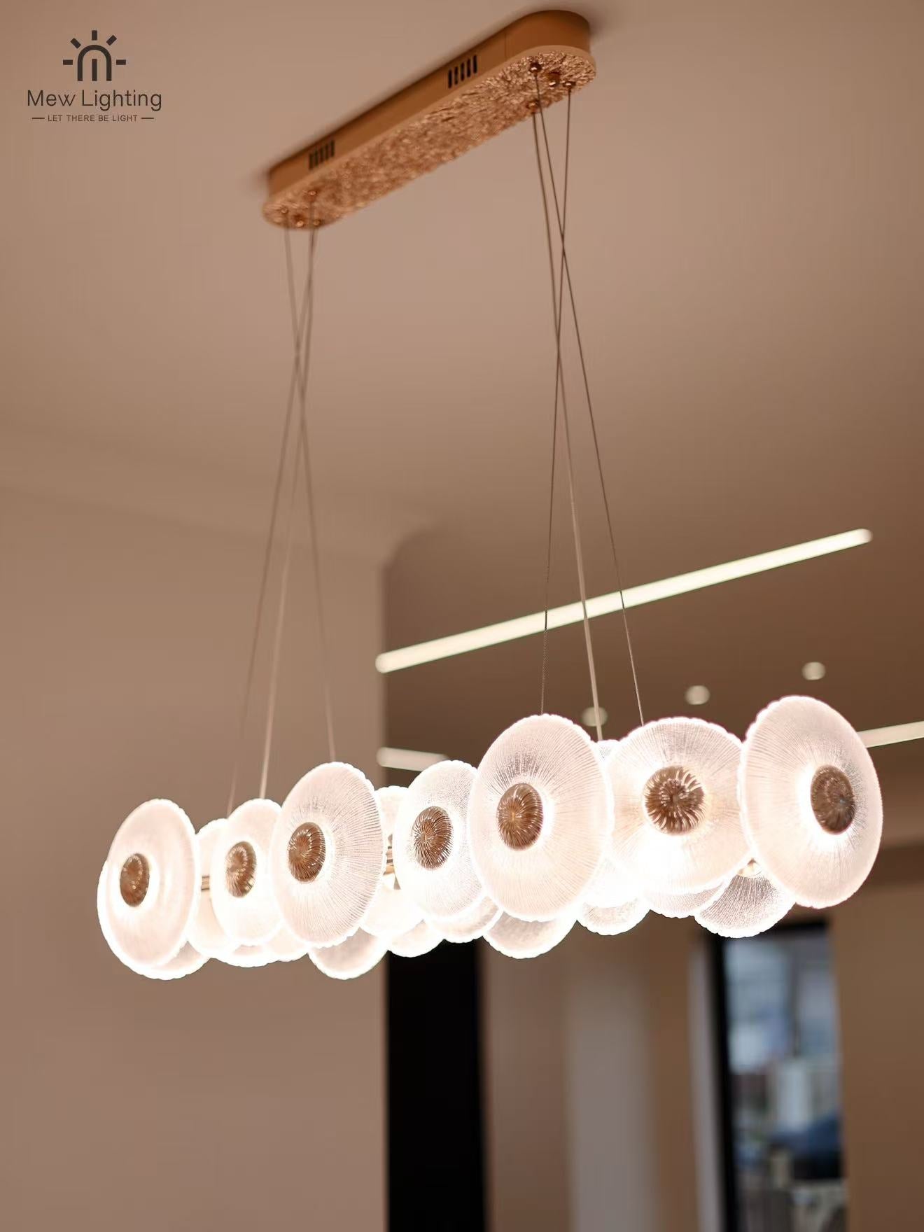 PD130 Modern Luxury Petal Shape Pendant Light - MEW Lighting
