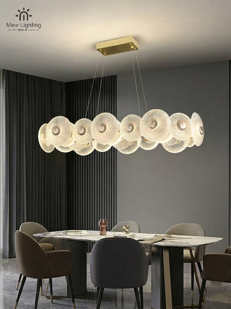 PD130 Modern Luxury Petal Shape Pendant Light - MEW Lighting