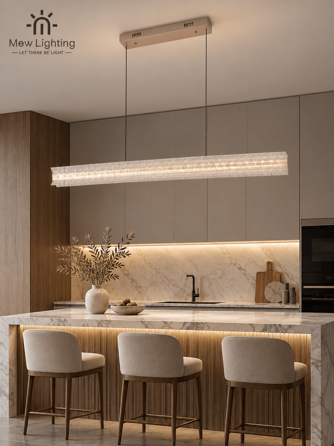 PD133 Modern Pendant Light 1200mm - MEW Lighting