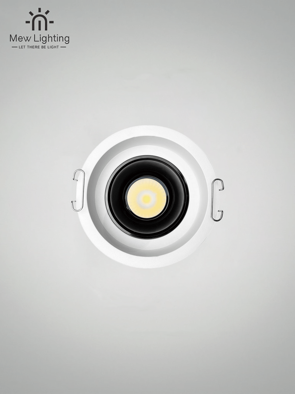 Recessed Deep Tilt Spot Light DL51 - 02 - 10 CCT Color 75mm cutout - MEW Lighting