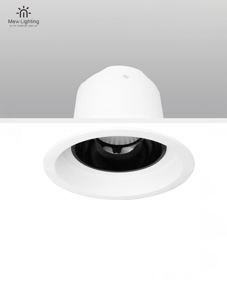 Recessed Deep Tilt Spot Light DL51 - 02 - 10 CCT Color 75mm cutout - MEW Lighting