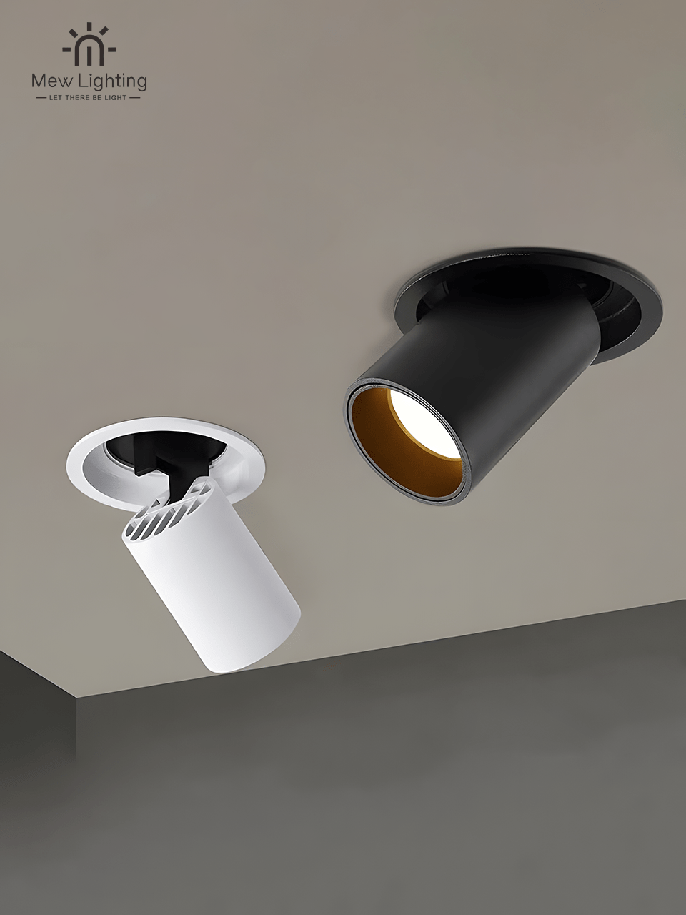 Recessed Pull Out Adjustable Spot Light ML01036 - 75 75mm - MEW Lighting