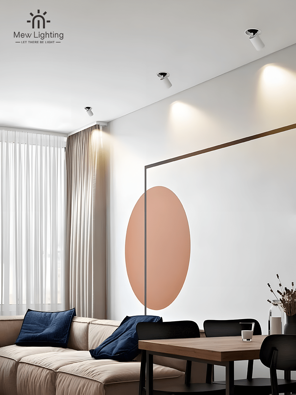 Recessed Pull Out Adjustable Spot Light ML01036 - 75 75mm - MEW Lighting