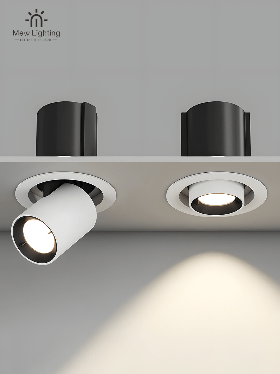 Recessed Pull Out Adjustable Spot Light ML01036 - 75 75mm - MEW Lighting