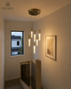 CL126-6 Modern Gold Cylinder Chandelier