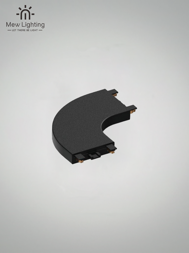 Surface Mounted Magnetic Track System Corner joint  ML26-RoundCorner