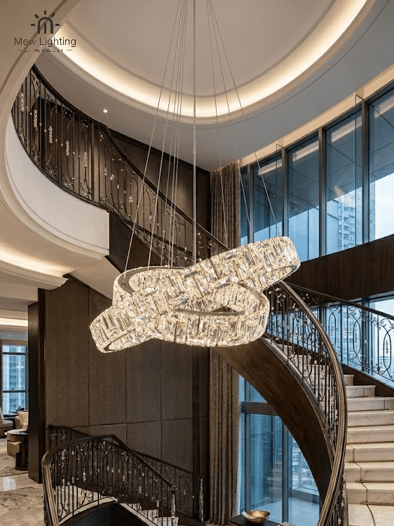 CL102 - 2 Crystal Chandelier - MEW Lighting