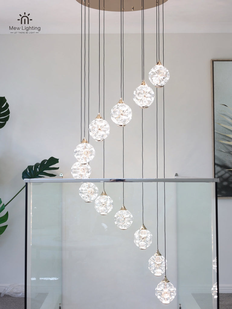 CL108 - 12 Crystal Chandelier - MEW Lighting