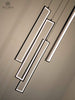 CL124-4 Modern Linear Art Multi-Light Chandelier - MEW Lighting