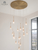 CL125 Golden Serenity Teardrop design Chandelier - MEW Lighting