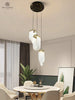 CL135 Modern Gold & Textured Acrylic Chandelier - MEW Lighting