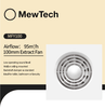 MewTech 100mm Wall Mounted Fan MFY100 - MEW Lighting