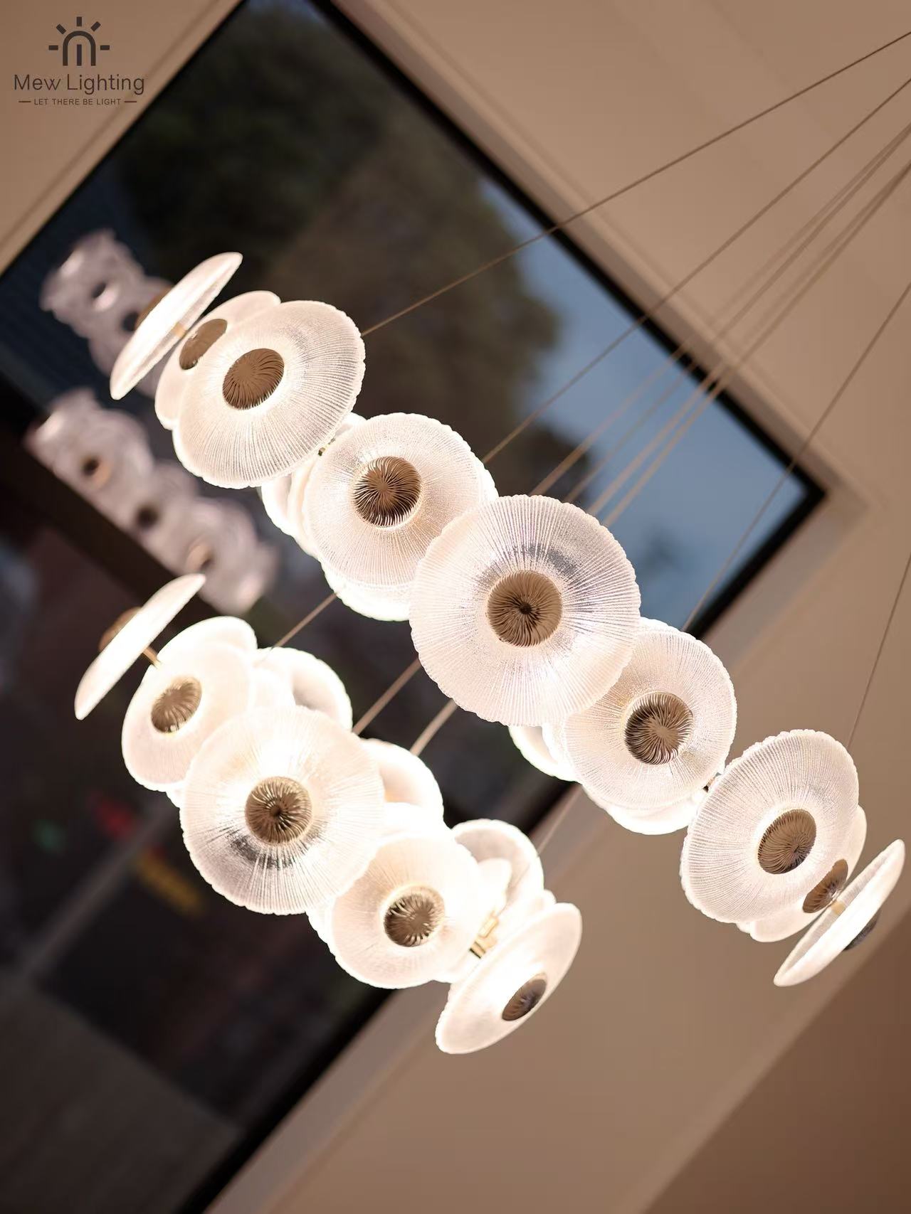Modern Luxury Petal Shape Chandelier CL130 - MEW Lighting