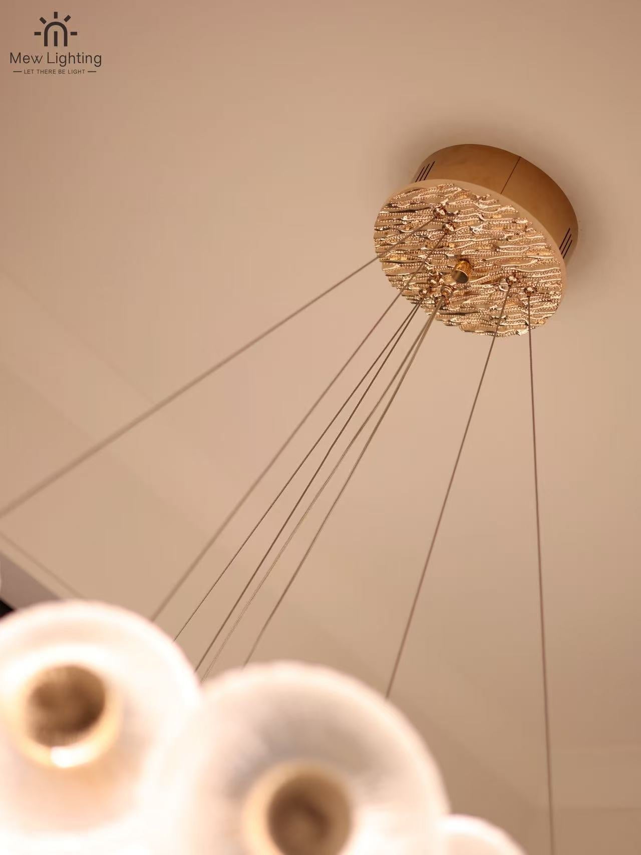 Modern Luxury Petal Shape Chandelier CL130 - MEW Lighting