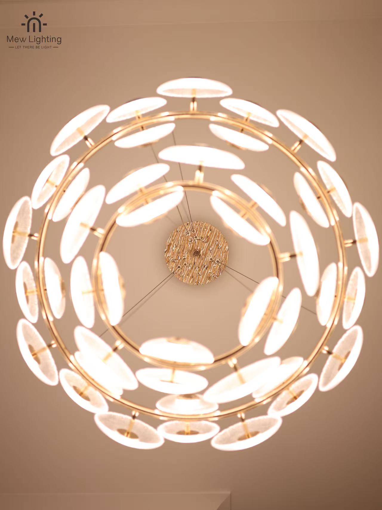 Modern Luxury Petal Shape Chandelier CL130 - MEW Lighting