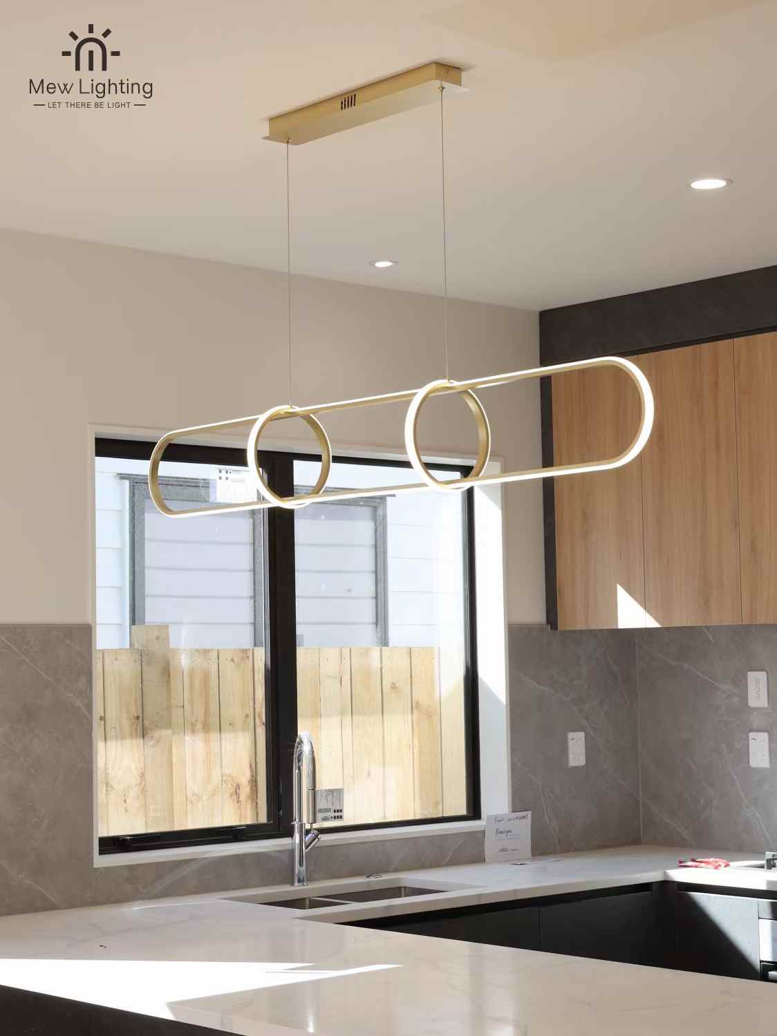 PD124-G Modern Pendant Light Gloden - MEW Lighting