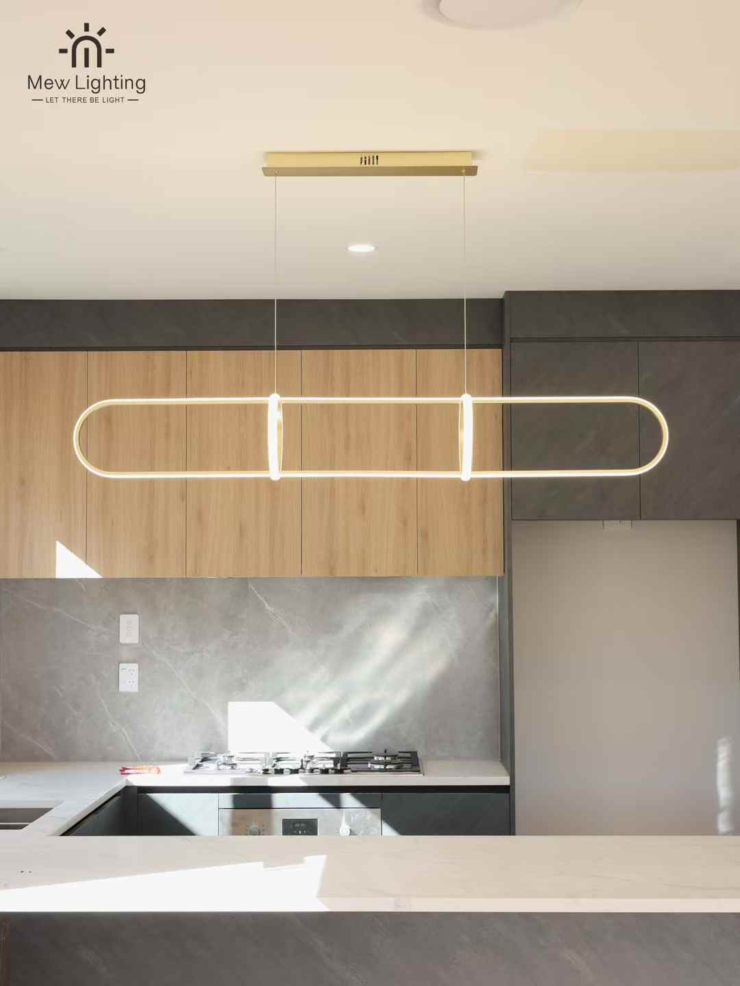 PD124-G Modern Pendant Light Gloden - MEW Lighting