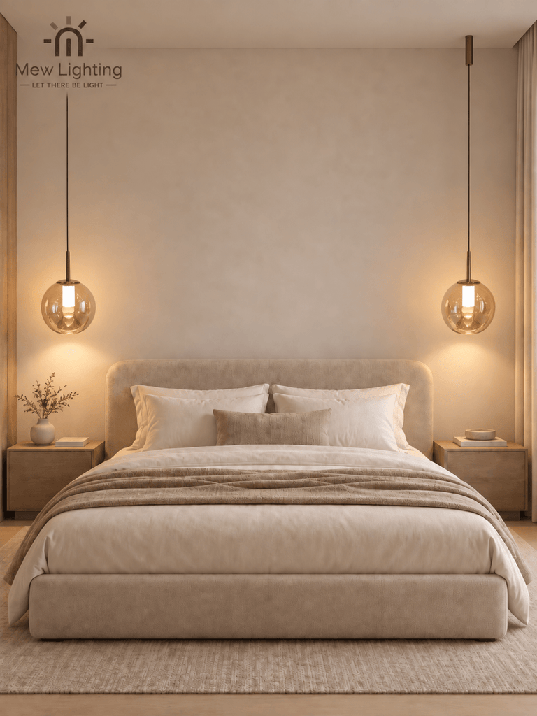 PD143 Clear Glass Globe Pendant Light - MEW Lighting