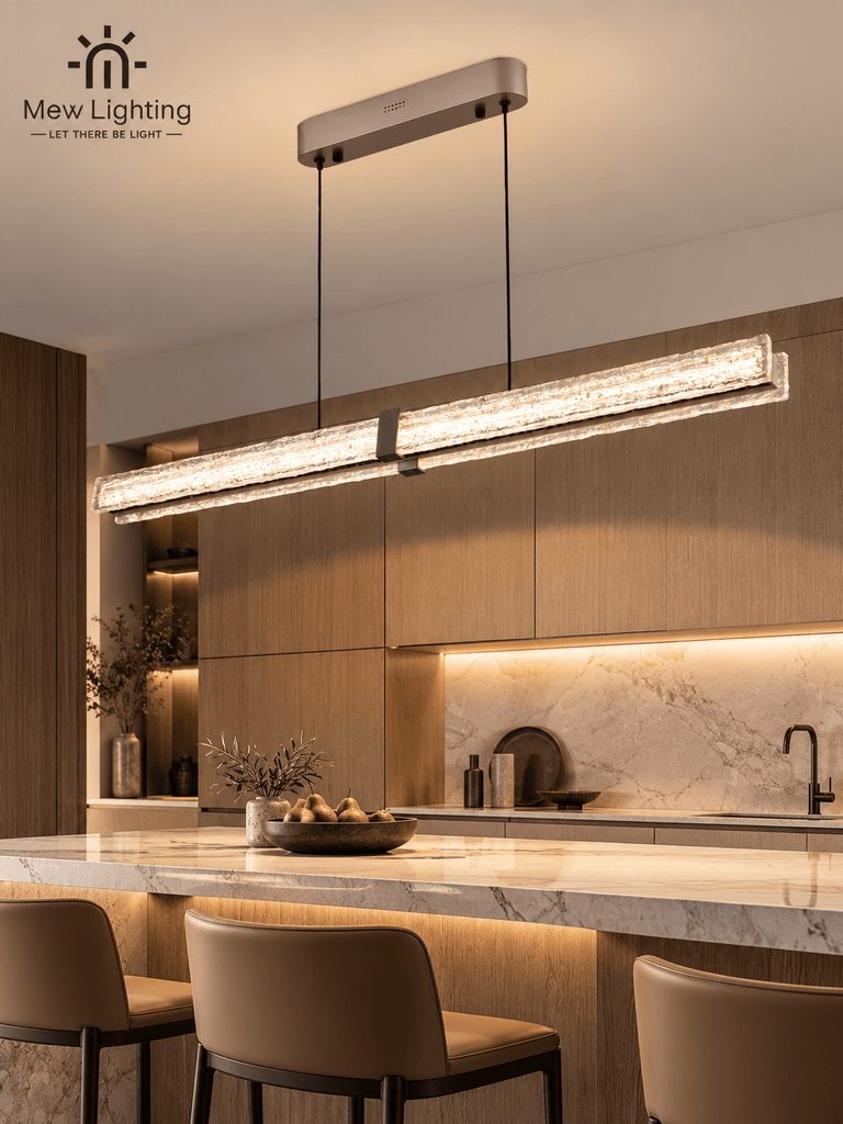 PD152 Textured Resin Linear Pendant Light - MEW Lighting
