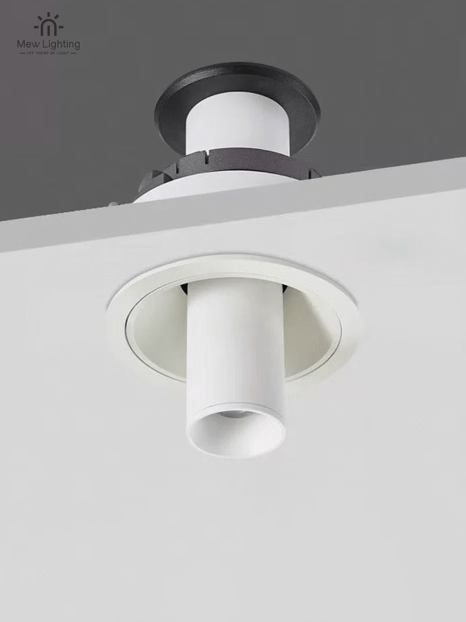 Recessed Pull Out Adjustable Spot Light C11097 - 75 3000k 75mm cutout - MEW Lighting