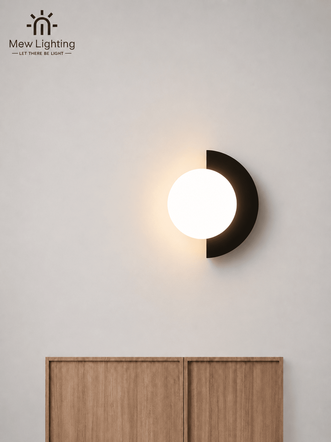 WL102 Modern Black LED interior Wall Light - MEW Lighting